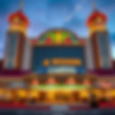 The Grand Facade of 4 Winds Casino Exterior view of 4 Winds Casino showcasing its architectural design and vibrant atmosphere