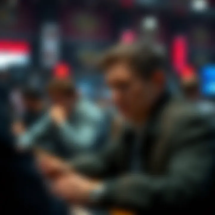 Mindfulness and focus during a poker game