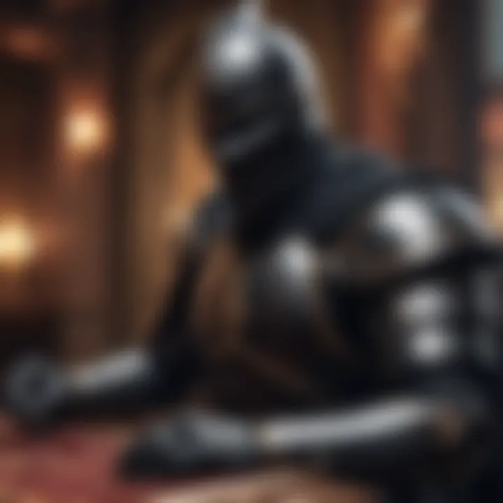 Artistic depiction of the Black Knight character