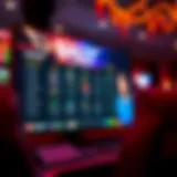 User interface of Bally Bet Sportsbook showcasing sleek design.