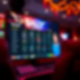 User interface of Bally Bet Sportsbook showcasing sleek design.