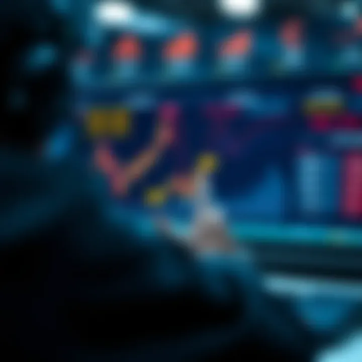 Graphs and data showing betting trends and analytics