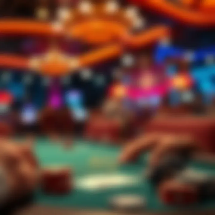 Casino-themed visual representing strategic tips