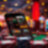 Illustration showing the BetMGM Iowa app interface with betting options