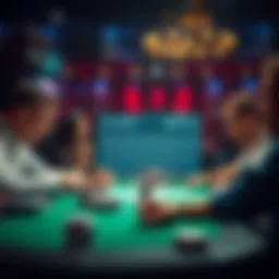 Illustration depicting betting strategy concepts