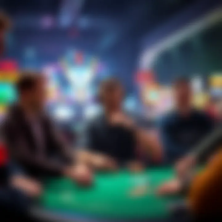 Player Experiences on Bovada Engaging scene of players enjoying various Bovada games