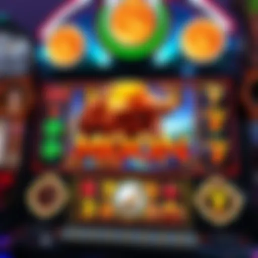 Gameplay Interface of Buffalo Moon Slot Machine Buffalo Moon slot machine gameplay interface