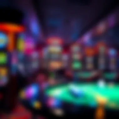 Diverse Gaming Options at Cash Creek Casino Interior shot of the gaming floor featuring diverse slot machines and table games