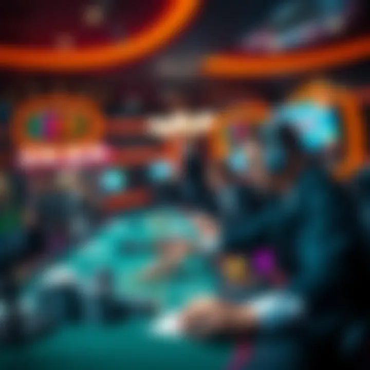 A player engaging with a live dealer in an online casino setup