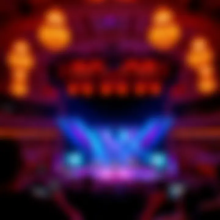 A captivating performance inside the Colosseum, highlighting the venue's vibrant entertainment atmosphere.