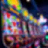 Vibrant visual of Dancing Drums slot machine with colorful symbols