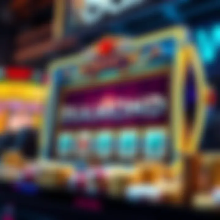 Intricate design of Diamond Slots interface