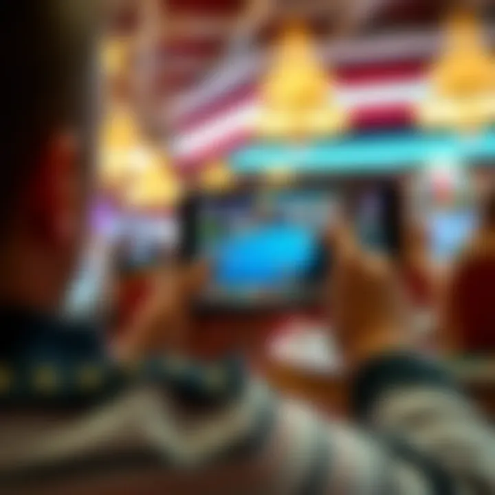 Gameplay Experience with Doubledown Casino Player enjoying gameplay on Android device