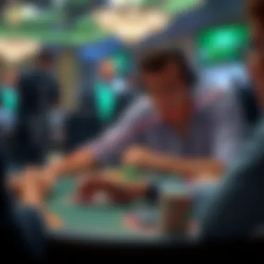 Graph illustrating bankroll management strategies