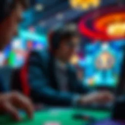 Visual representation of online casino player experience