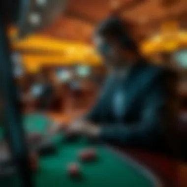 Illustration of secure online gambling environment