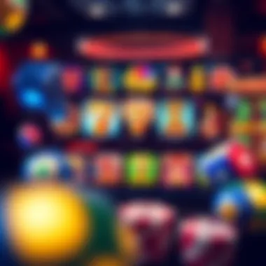 Variety of casino games displayed on a digital platform