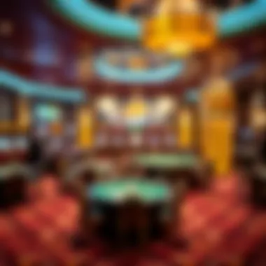 Luxurious casino interior showcasing elegance