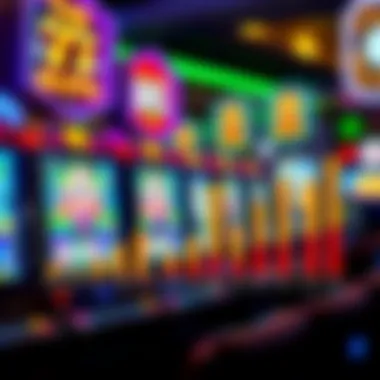 A graph showing the trends and shifts in demographics among slot machine players over the years.