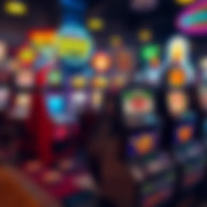 An illustration depicting the evolution of slot machines from traditional to modern digital formats.