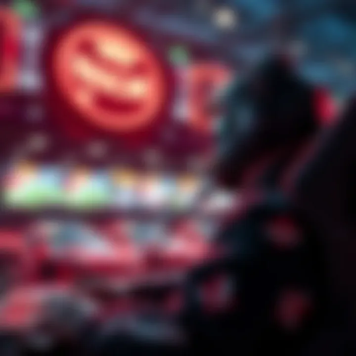 Technology in Sports Betting A futuristic depiction of technology influencing sports betting.