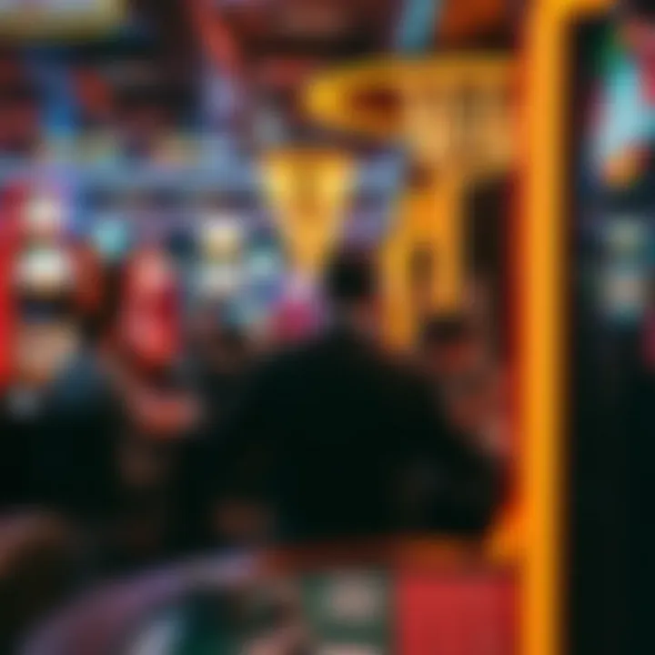 A serene casino environment highlighting the psychology of gamblers