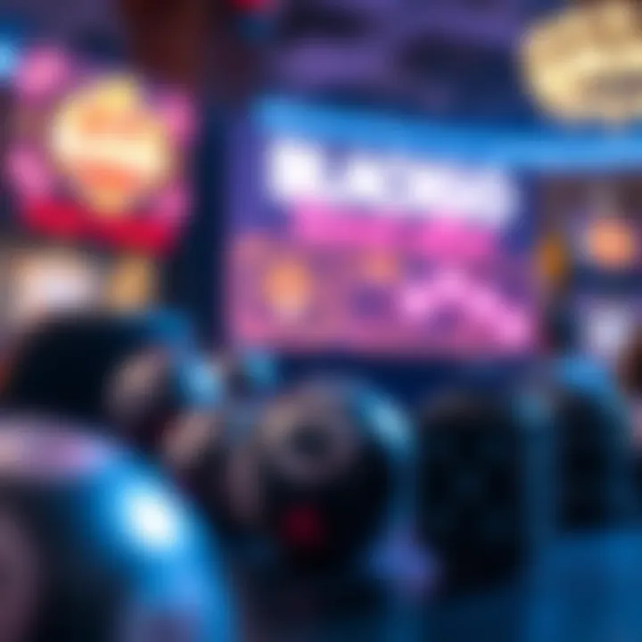 Promotional banners for Blackout Bingo emphasizing special offers