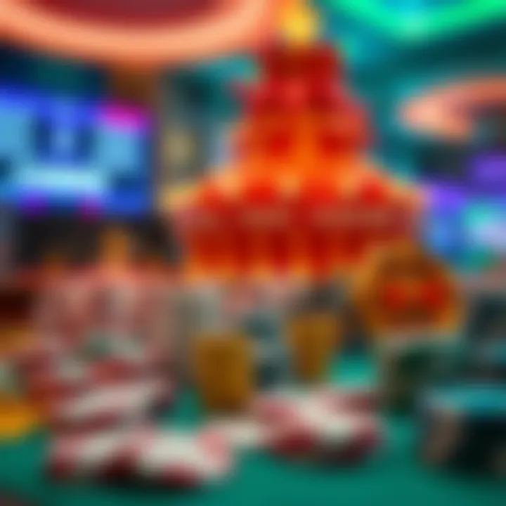 Visual representation of various casino promotions