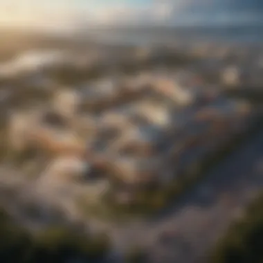 Aerial view of a prominent East Coast casino resort showcasing its grandeur and surrounding landscape