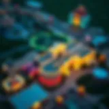 Aerial view of a prominent casino in Connecticut showcasing its unique architecture