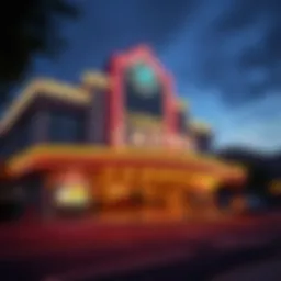 Exterior view of a casino in Chattanooga