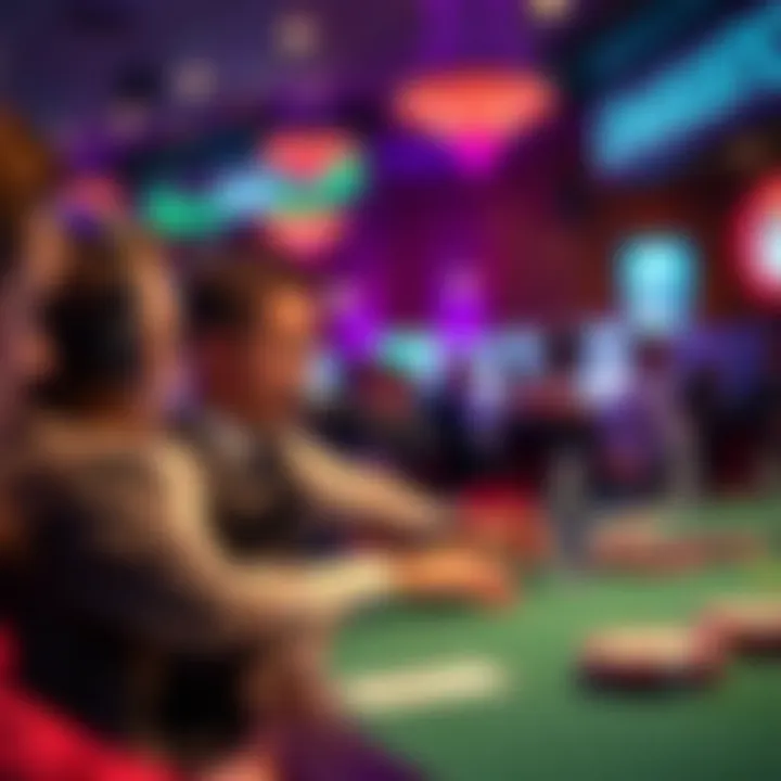 Local Performers at Casino Event Local performers entertaining guests at a casino event