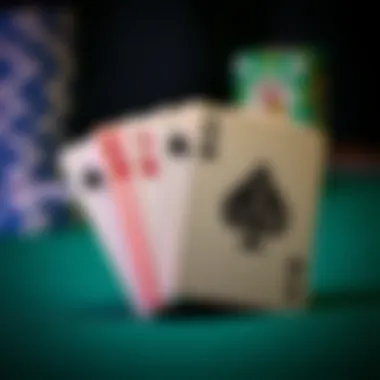 Close-Up of Double Deck of Cards Close-up of double deck of cards used in Blackjack