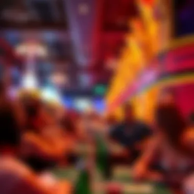 Visitors enjoying the vibrant atmosphere at Black Hawk Casino