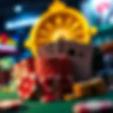 Visual representation of various online casino promotional offers