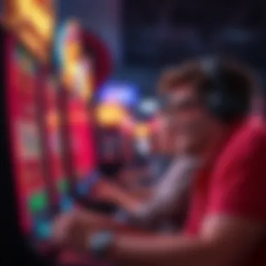 Player enjoying a quick hit gaming session