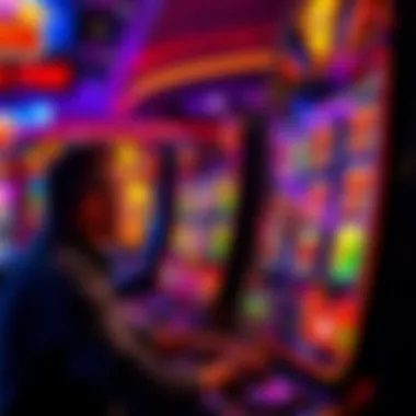 A player enjoying an interactive slot machine with innovative gameplay features