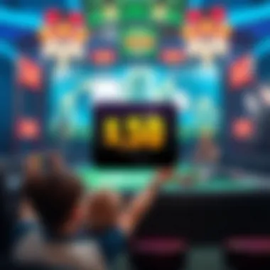 Visualization of earnings from mobile gaming