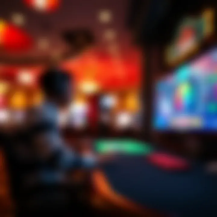 An engaging online gaming interface showcasing live gameplay