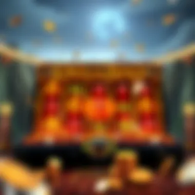 Potential Wins in the Slot Game Visual representation of potential wins and rewards