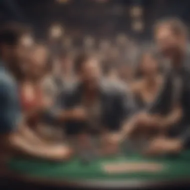 Celebrating Success in Gaming Group celebrating a win in gambling
