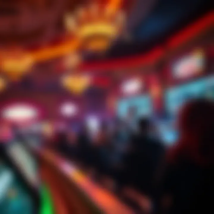 Entertainment venue hosting a live performance event at the casino