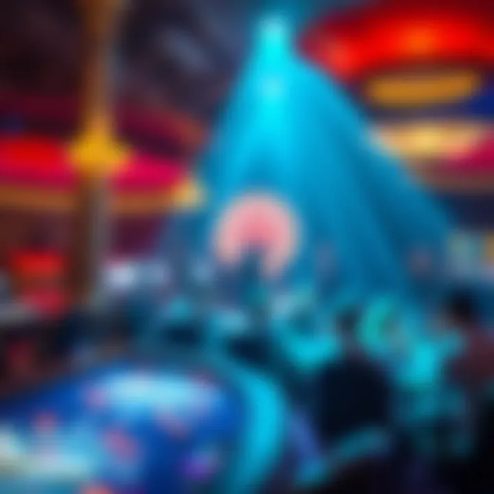 Exciting Casino Entertainment A casino entertainment event with a live performance