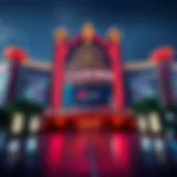 Exterior view of a prominent casino showcasing its architecture