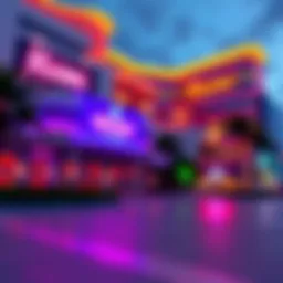 Vibrant Miami casino exterior showcasing modern architecture