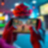 Engaging iPhone Gameplay Exciting gameplay on an iPhone screen