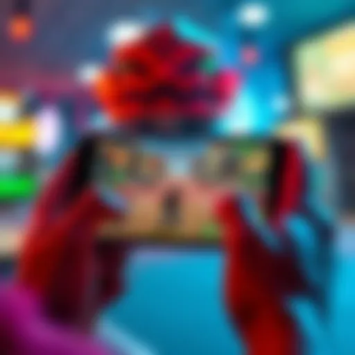 Engaging iPhone Gameplay Exciting gameplay on an iPhone screen