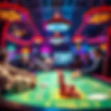 Virtual casino environment showcasing excitement and gameplay