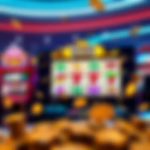 Engaging visual of online slot game interface