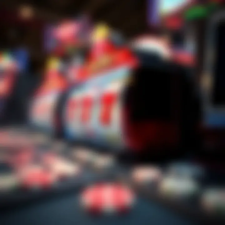 Graphic showcasing technology behind online slots